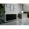Radiatorius Mexen CHF20 Hygiene Flat, 500 x 400 mm, 345 W, pajungimas iš šono, juodas