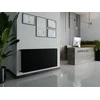 Radiatorius Mexen CHF20 Hygiene Flat, 600 x 1200 mm, 1204 W, pajungimas iš šono, juodas