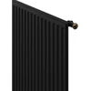 Radiatorius Mexen CVH10 Hygiene, 400 x 1100 mm, 475 W, apatinio pajungimo, juodas
