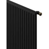 Radiatorius Mexen CVH10 Hygiene, 400 x 400 mm, 173 W, apatinio pajungimo, juodas