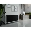 Radiatorius Mexen CVHF20 Hygiene Flat, 300 x 1000 mm, 568 W, apatinio pajungimo, juodas