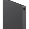 Radiatorius Mexen Flat CCF11, 500 x 900 mm, 614 W, pajungimas iš apačios per vidurį, antracitas