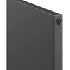 Radiatorius Mexen Flat CCF11, 600 x 1500 mm, 1175 W, pajungimas iš apačios per vidurį, antracitas