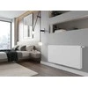 Radiatorius Mexen Flat CCF22, 500 x 700 mm, 955 W, pajungimas iš apačios per vidurį, baltas