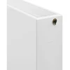 Radiatorius Mexen Flat CCF33, 400 x 1800 mm, 2847 W, pajungimas iš apačios per vidurį, baltas