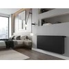 Radiatorius Mexen Flat CCF33, 500 x 400 mm, 760 W, pajungimas iš apačios per vidurį, juodas