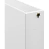 Radiatorius Mexen Flat CCF33, 500 x 500 mm, 950 W, pajungimas iš apačios per vidurį, baltas