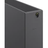 Radiatorius Mexen Flat CCF33, 500 x 500 mm, 950 W, pajungimas iš apačios per vidurį, antracitas