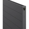 Radiatorius Mexen Line CCL11, 500 x 2000 mm, 1365 W, pajungimas iš apačios per vidurį, antracitas