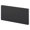 Radiatorius Mexen Line CCL21, 600 x 800 mm, 968 W, pajungimas iš apačios per vidurį, antracitas