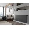 Radiatorius Mexen Line CCL33, 400 x 400 mm, 633 W, pajungimas iš apačios per vidurį, antracitas