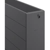 Radiatorius Mexen Line CL33, 600 x 2000 mm, 4402 W, šoninio pajungimo, antracitas