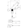 Sensorinis maišytuvas Deante Sense BQR_P28V, Polished steel (230/6V)