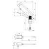 Sensorinis maišytuvas Deante Sense BQR_P29V, Polished steel (230/6V)