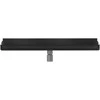 Sieninis dušo latakas Mexen Flat Wall 2in1, Juodas, 120 cm