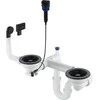 Sifonas granitinėms plautuvėms Deante Space-Saver ZXY_N973, Nero
