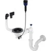 Sifonas granitinėms plautuvėms Deante Space-Saver ZXY_N972, Nero