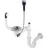 Sifonas granitinėms plautuvėms Deante Space-Saver ZXY_9972, Steel