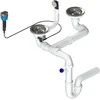 Sifonas plautuvėms Laveo OKS_124A, Steel