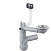 Sifonas plieninėms plautuvėms Deante Space-Saver Lux ZXY_9916, Steel