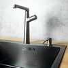 Skysto muilo/ploviklio dozatorius plautuvei Laveo Drop, Graphite