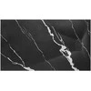 Stačiakampis dušo padėklas Besco Vexo Marble Juodas, 180 x 90 cm