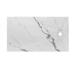 Stačiakampis dušo padėklas Besco Vexo Marble, 180 x 90 cm