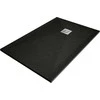 Stačiakampis dušo padėklas Mexen Stone+ su sifonu, Anthracite, 130x80 cm