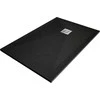 Stačiakampis dušo padėklas Mexen Stone+ su sifonu, Anthracite, 100x80 cm