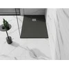 Stačiakampis dušo padėklas Mexen Stone+ su sifonu, Anthracite, 130x90 cm