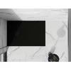 Stačiakampis dušo padėklas Mexen Stone+ su sifonu, 140 x 80 cm, Juodas+Juodas