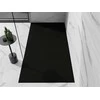 Stačiakampis dušo padėklas Mexen Stone+ su sifonu, 180 x 80 cm, Juodas+Juodas