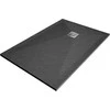 Stačiakampis dušo padėklas Mexen Stone+ su sifonu, Pilkas, 100x90 cm