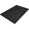 Stačiakampis dušo padėklas Mexen Stone+ su sifonu, 130 x 90 cm, Juodas+Juodas