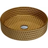 Stiklinis praustuvas Mexen Aura, Gold