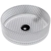 Stiklinis praustuvas Mexen Aura, Transparent matt