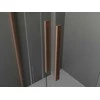 Stumdomos dušo durys Mexen Velar DUO, Brushed copper, 170 cm