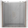 Stumdomos dušo durys Mexen Velar DUO, Brushed copper, 160 cm