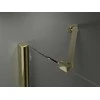 Stumdomos dušo durys Mexen Velar DUO, Gold, 140 cm