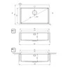 Virtuvinė plautuvė Deante Olfato ZPO_010C, Brushed steel