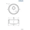 Virtuvinė plautuvė Deante Twist ZHC 0813, satin