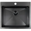 Virtuvinė plautuvė Laveo Malawi SLM_710H, Juodas