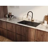 Virtuvinis maišytuvas Kuchinox OLOR U, BKR_G78D, Brushed auksinis/Juodas