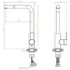 Virtuvinis maišytuvas Laveo Bona L BAB_269D, Brushed steel