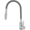 Virtuvinis maišytuvas Laveo Nila-2, BVN_962D, Brushed steel/Pilkas