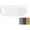 Vonia Besco Amelia Glam 190, Gold+Gold, su sifonu Klik-klak Gold