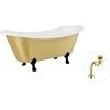 Vonia Besco Amelia Glam 190, Gold+Juodas, su sifonu Klik-klak Gold