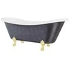 Vonia Besco Amelia Glam 190, Graphite+Gold (be sifono, be persipylimo skylės)