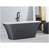 Vonia Besco Assos S-Line Glam Graphite, 160 x 70 cm, su klik-klak chrome