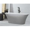 Vonia Besco Assos S-Line Glam Sidabrinis, 160 x 70 cm, su klik-klak chrome